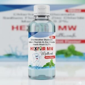 HEXIHIR MW Mouthwash – Advanced Oral Protection (Mint Flavour)